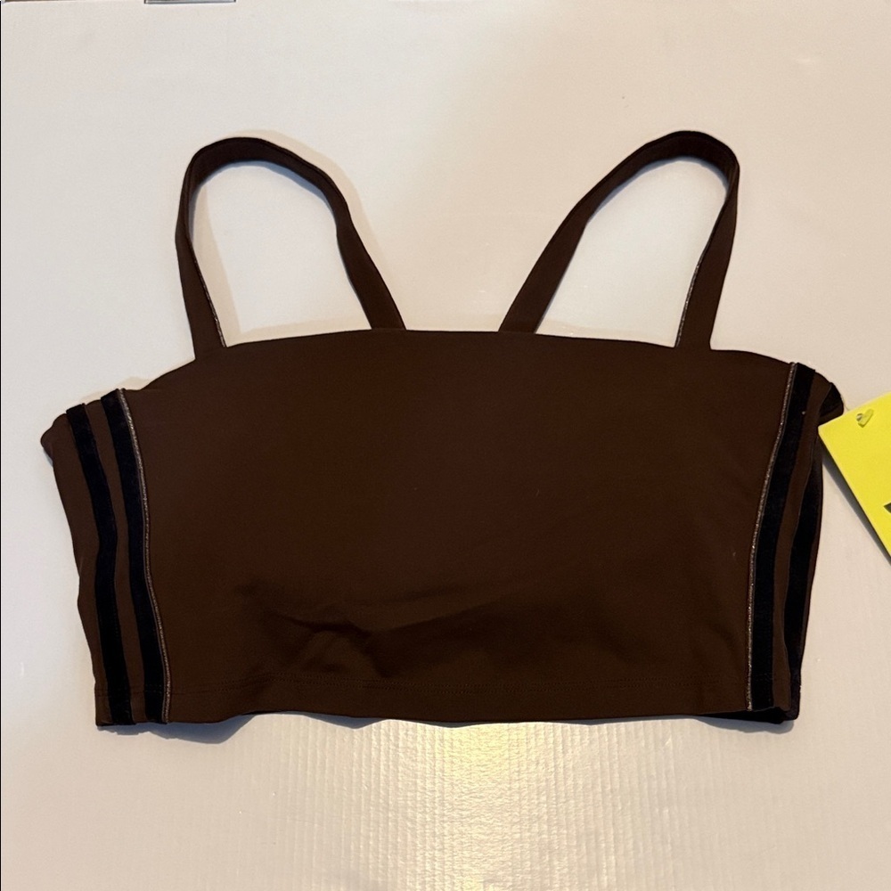 New All In Motion Brown Strappy Sports Bra